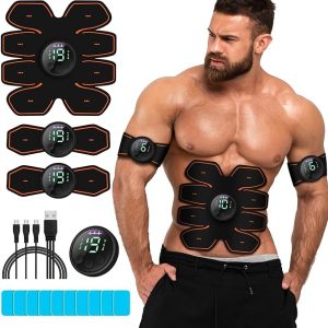 ABS Stimulator Workout Equipment, Ab Machine USB Rechargeable Gear